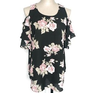 BCX Floral Blouse